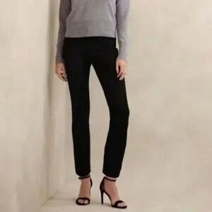 Banana Republic Black Sloan Slim Fit Pants Size 6